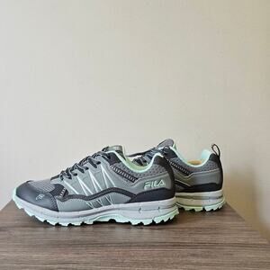 Fila Women's Evergrand TR 21.5  Running  Sneakers Size 7  Gray Blue  NWT
